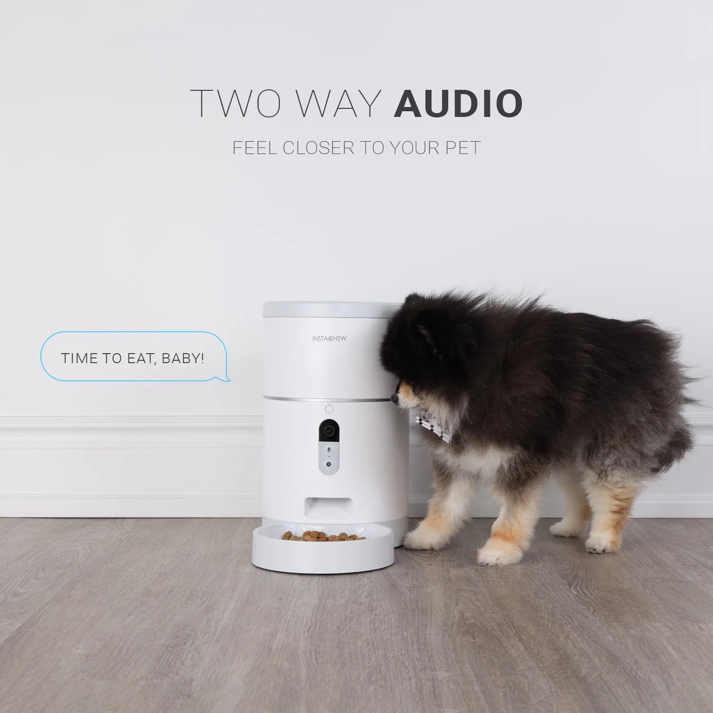 Automatic Pet Feeder with HD Camera - 4L Smart Dry Food Dispenser for Cats & Dogs, 1080P Night Vision, 2-Way Audio, App-Controlled Portion Scheduling