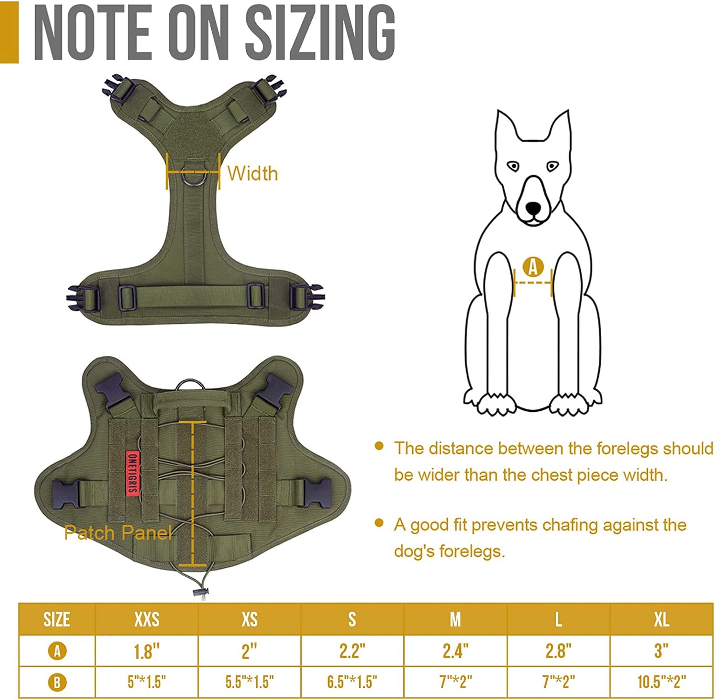 Tactical Dog Harness - Adjustable No-Pull Breathable Pet Vest with Handle for Outdoor Activities (Ranger Green, Small)