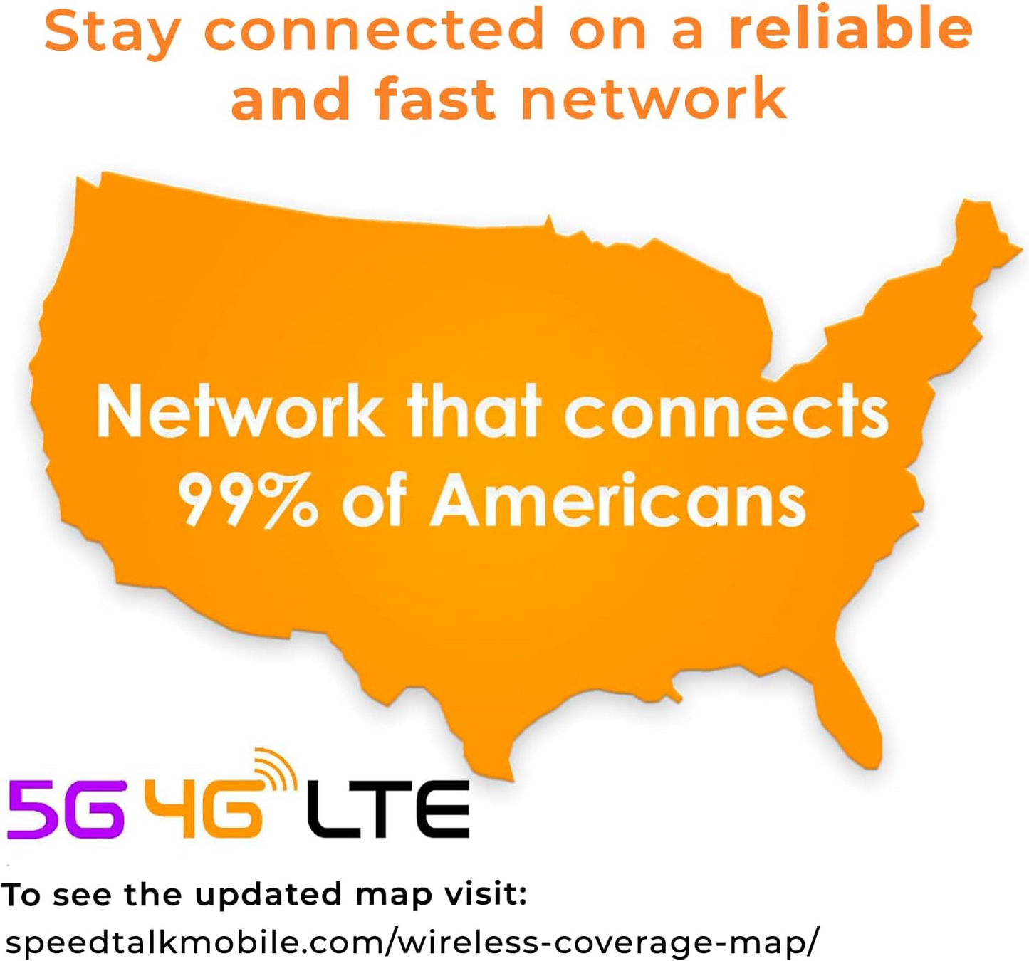 Prepaid 5G 4G LTE SIM Card Starter Kit - $5/Month Plans with Talk/Text/Data, 3-in-1 Sizes for Unlocked Smartphones, IoT, GPS Trackers, USA Nationwide Coverage