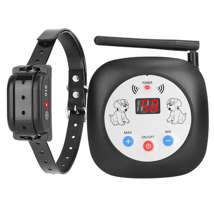 Wireless GPS Dog Fence System 328FT - Rechargeable Beep Vibration Collar, Real-Time Tracking, Unlimited Dogs, Safe No-Shock Containment for 15-120lb Pets