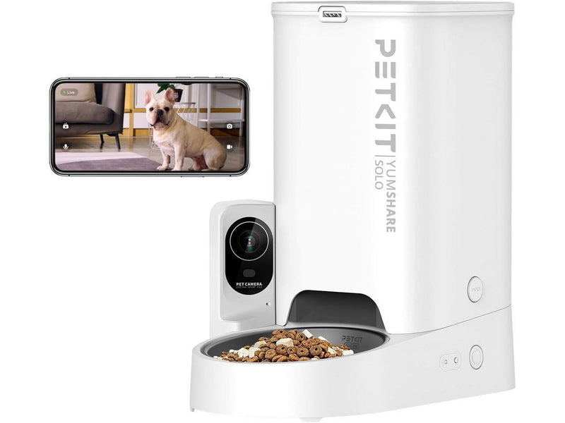 PETKIT Solo smart pet feeder 3L AI camera app control